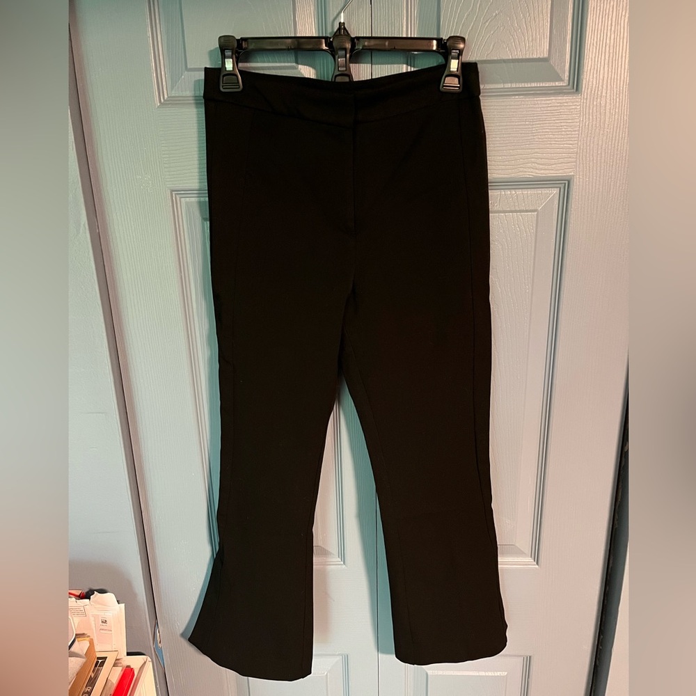 Polyester fabric black pants